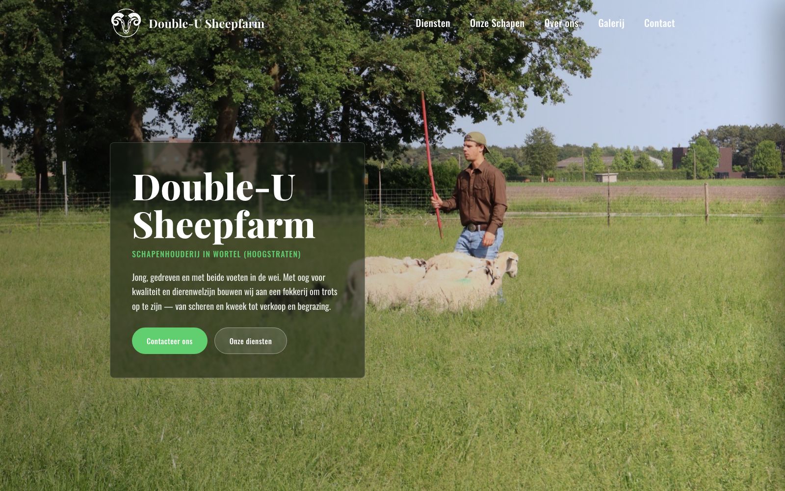 Website Double U Sheep Farm